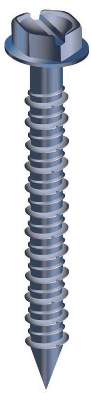 COBRATAP 1/4" X 2-1/4" CONCRETE SCREWS HEX HEAD