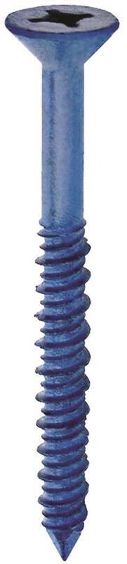 COBRATAP 3/16" X 2-1/4" CONCRETE SCREWS FLAT HEAD