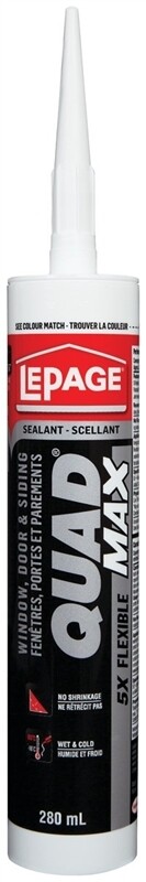LePage Quad MAX Exterior Sealant White 280ml