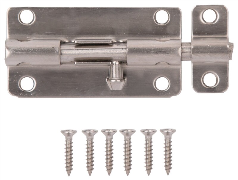 4" HEAVY DUTY BARREL BOLT SS