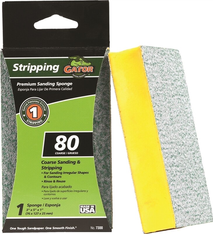 GATOR SANDING SPONGE 80 GRIT