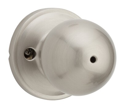 HUNTINGTON PRIVACY SATIN NICKEL KNOB