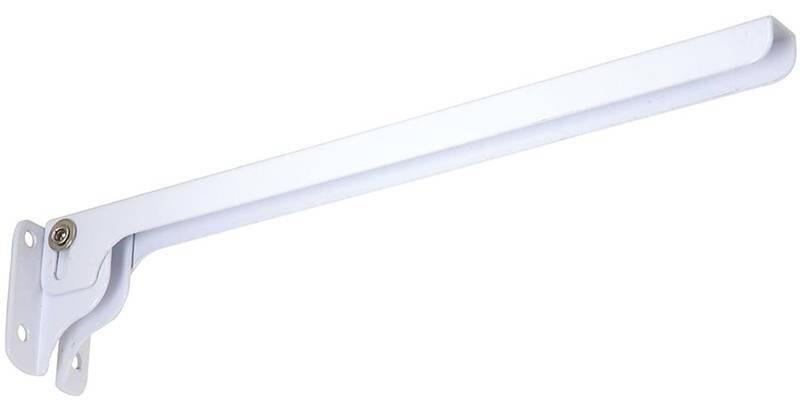 12" FOLDING SHELF BRACKETS WHT
