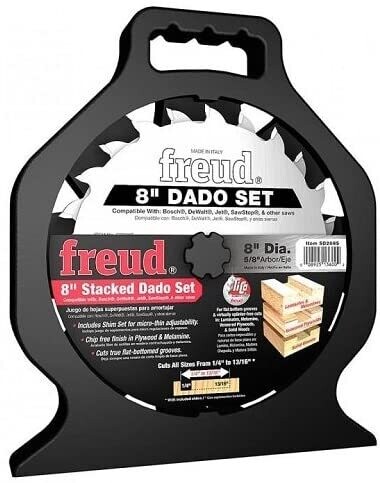 8" CARBIDE DADO SET