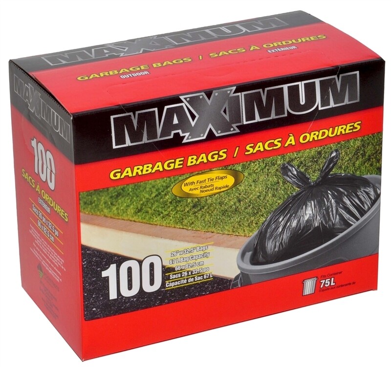 GARBAGE BAGS 100P 26"X32"
