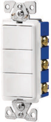 Decora Switch White 3 Switches 15A