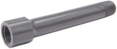 1/2" X 8" PVC Nipple Male X Female