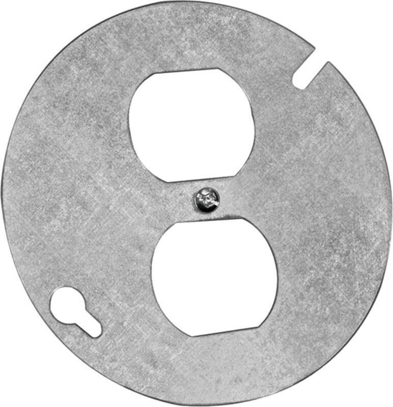4" ROUND DUPLEX COVER