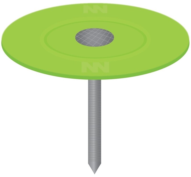 2 1/2" PLASTIC CAP NAILS 2000PC