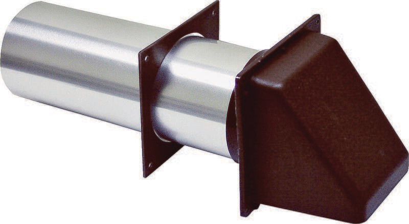 4" Vent Hood w/ Screen Brown