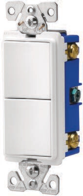 Decora Switch White 2 Switches 15A