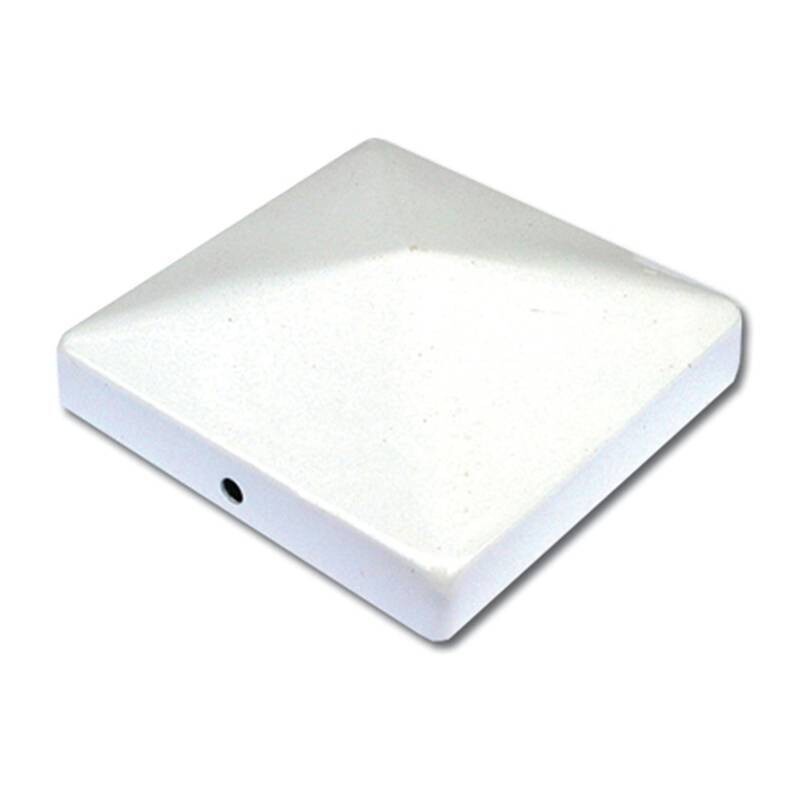 Post Cap White Metal 3.5" (For Dressed Posts)