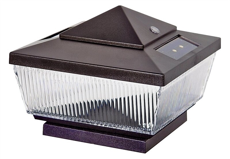 LED LIGHT POST CAP BLACK 4X4
