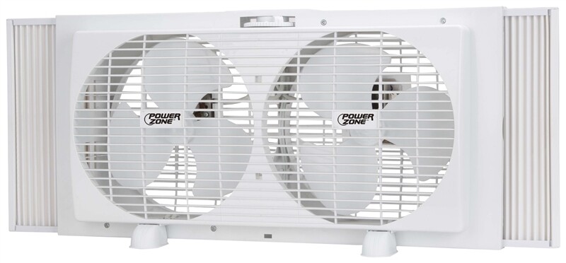 TWIN WINDOW FAN 9" POWERZONE