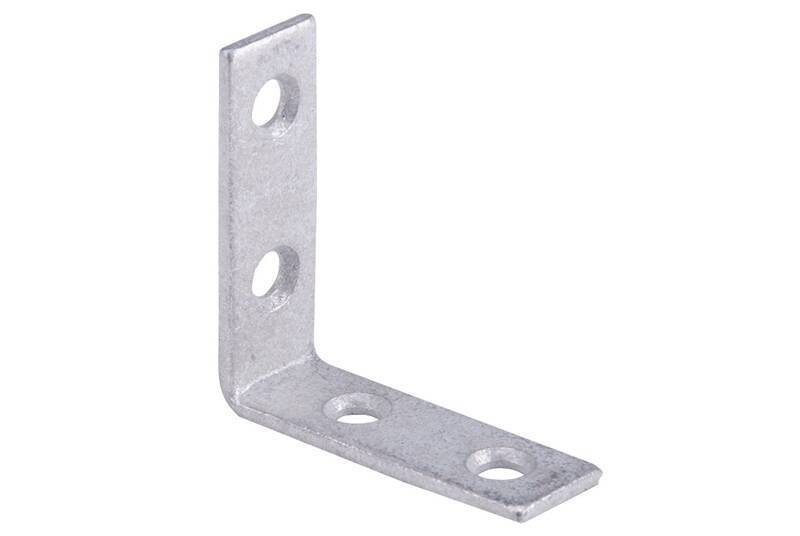 1-1/2" X 5/8" CORNER BRACE GALVANIZED 4PK
