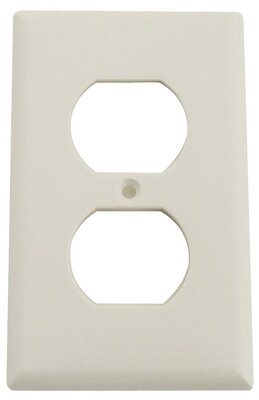 DUPLEX REC PLATE WHITE DUPLEX REC PLATE WHITE