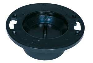 ABS TOILET FLANGE W TEST PLATE
