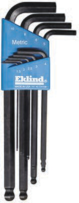 HEX KEY SET 9PC METRIC BALL LONG