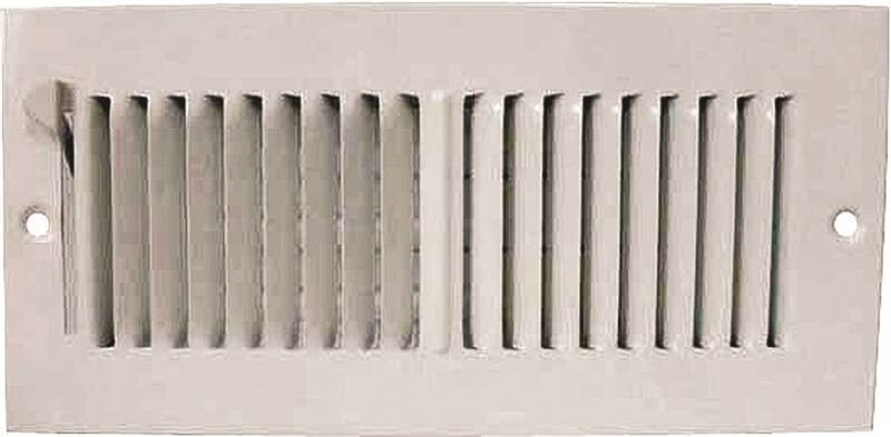 4" X 10" Sidewall Grille White