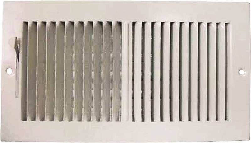 6" X 12" Sidewall Grille White