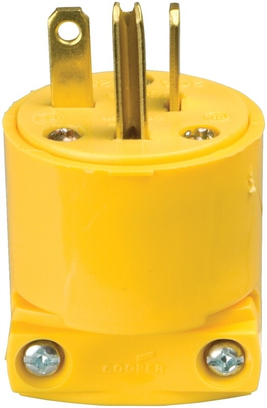 20A, 250V PLUG MALE