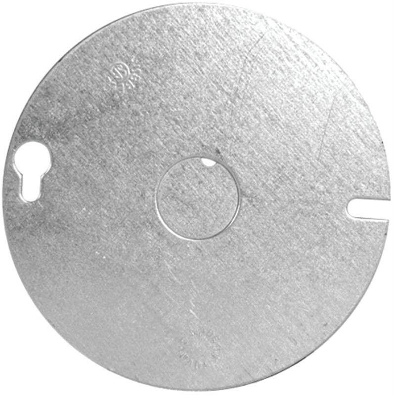 4" ROUND COVER 1/2" KO