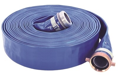 1 1/2" x 50' DISCHARGE HOSE PVC FIREHOSE