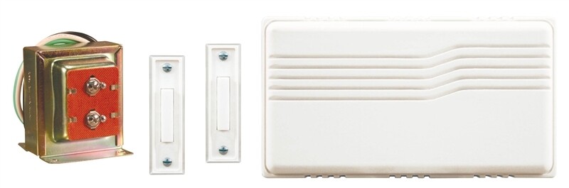 DOORBELL CHIME KIT W TRANSFORMER