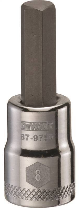 DEWALT HEX SOCKET BIT 8MM X 3/8"