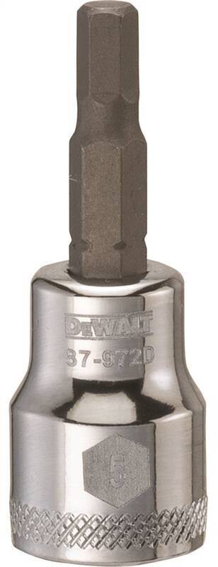 DEWALT HEX SOCKET BIT 5MM X 3/8"