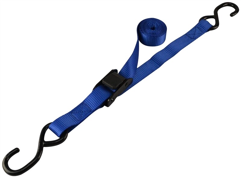 1"X6' 4PK LOCKING TIE DOWN BLUE