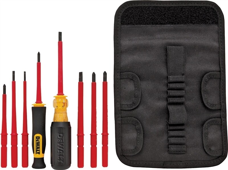 DEWALT INSULATED SCREWDRIVER SET 10PC