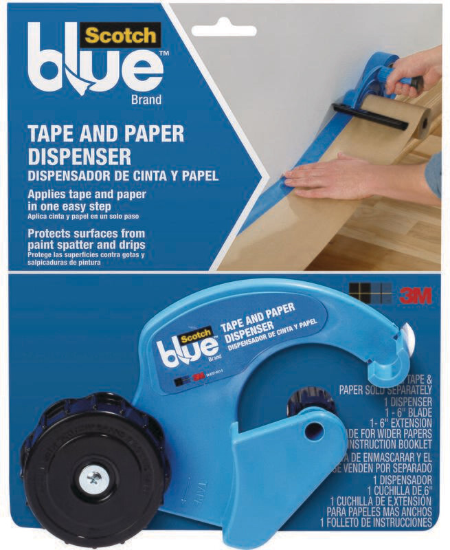 BLUE BRAND TAPE AND PAPER DISPENSER
