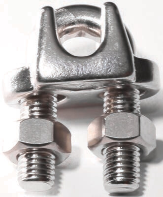 1/4" CABLE CLAMP SS