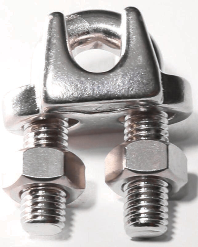 1/16" SS CABLE CLAMP