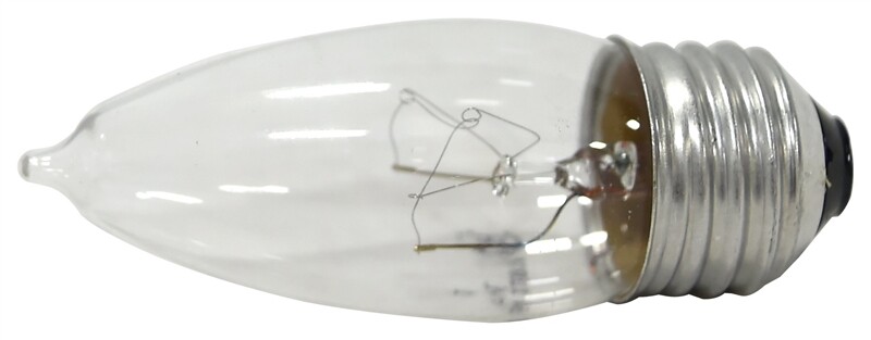 25W DECOR BULBS B10 CLEAR 4PK