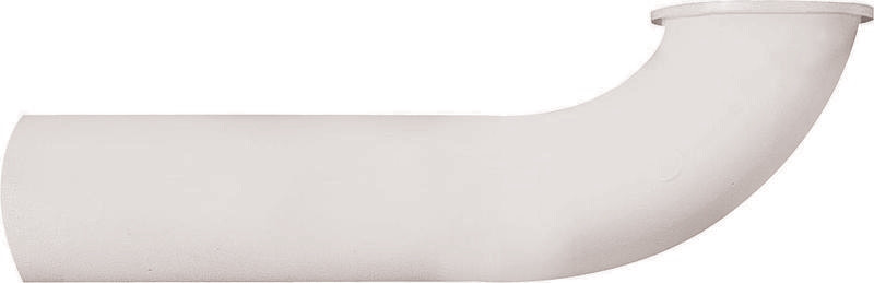 1-1/2" X 7" Plastic Flanged Elbow Tailpiece