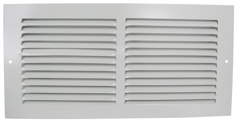 6" X 14" Baseboard Grille White