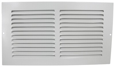 12X6 BASEBOARD GRILLE WHITE