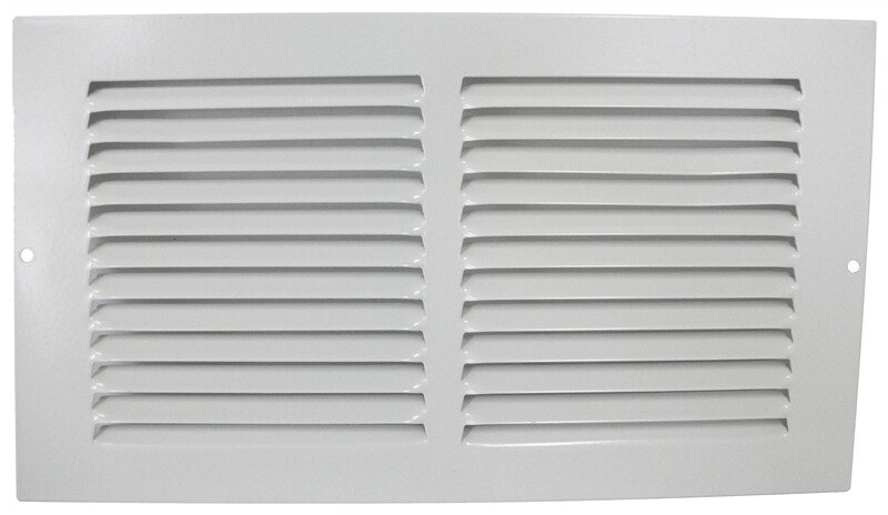 6" X 12" Baseboard Grille White