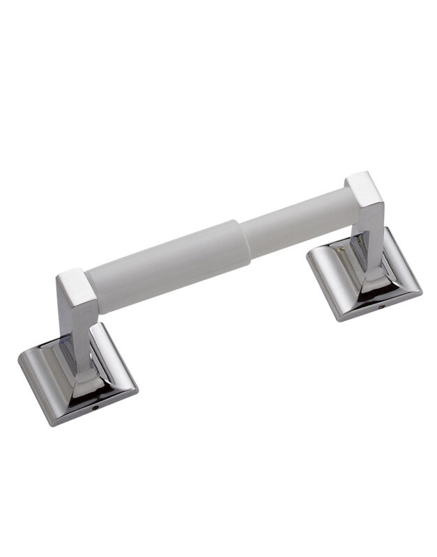 MANHATTAN PAPER HOLDER CHROME/WHITE