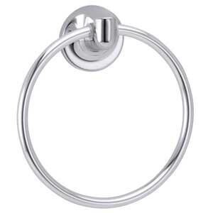 INFINITY TOWEL RING NICKEL