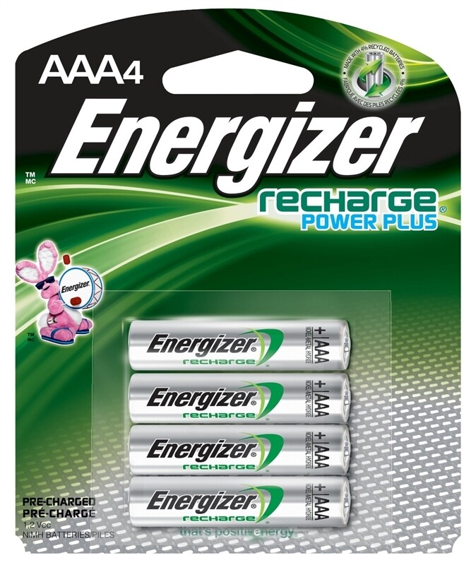 AAA RECHARGEABLE BATTERY 4PK