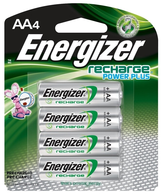 AA RECHARGEABLE BATTERY 4PK