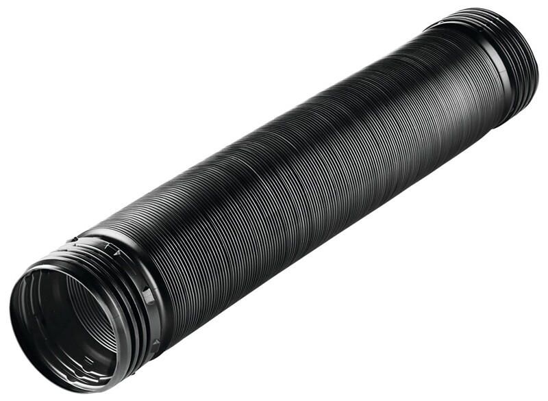 FLEX DRAIN 4" X 8' SOLID PIPE