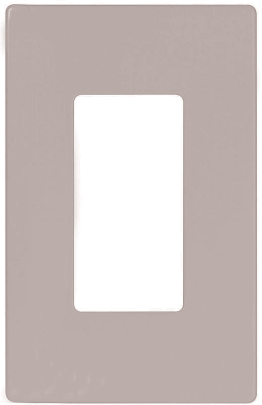 1G MIDSIZE SCREWLESS DECORA PLATE WHITE