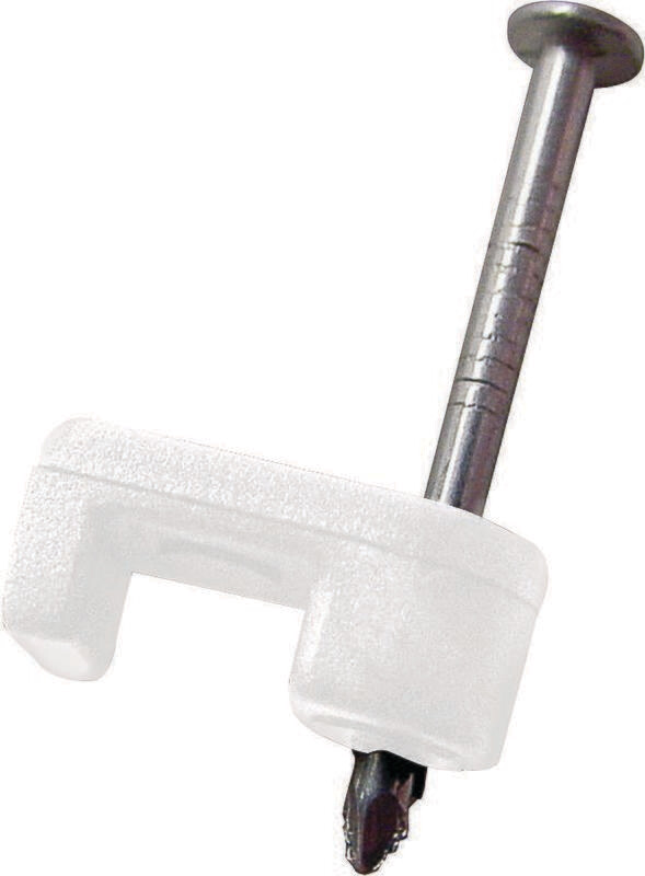 1/4" COAXIAL CABLE STAPLES WHITE 50PK