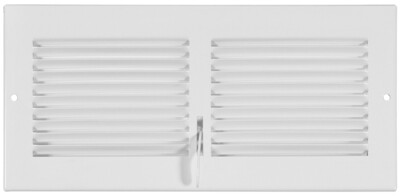 14X6 SIDEWALL REGISTER GRILLE WHITE