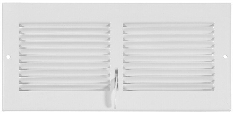 6" X 10" Sidewall Grille White