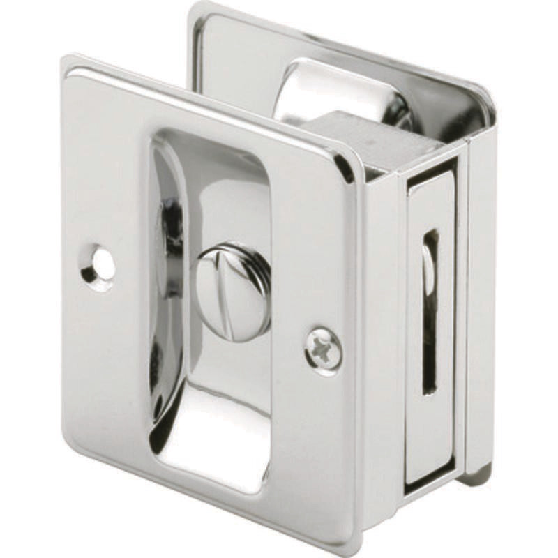 PLSHD CHRM PRIVACY SLIDING DOOR LOCK